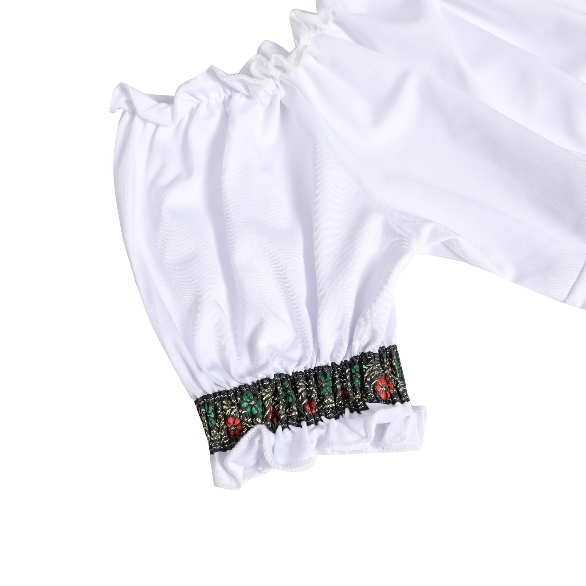 Traditional Oktoberfest Dirndl Dress Costume Womens Embroidered Trim Outfit